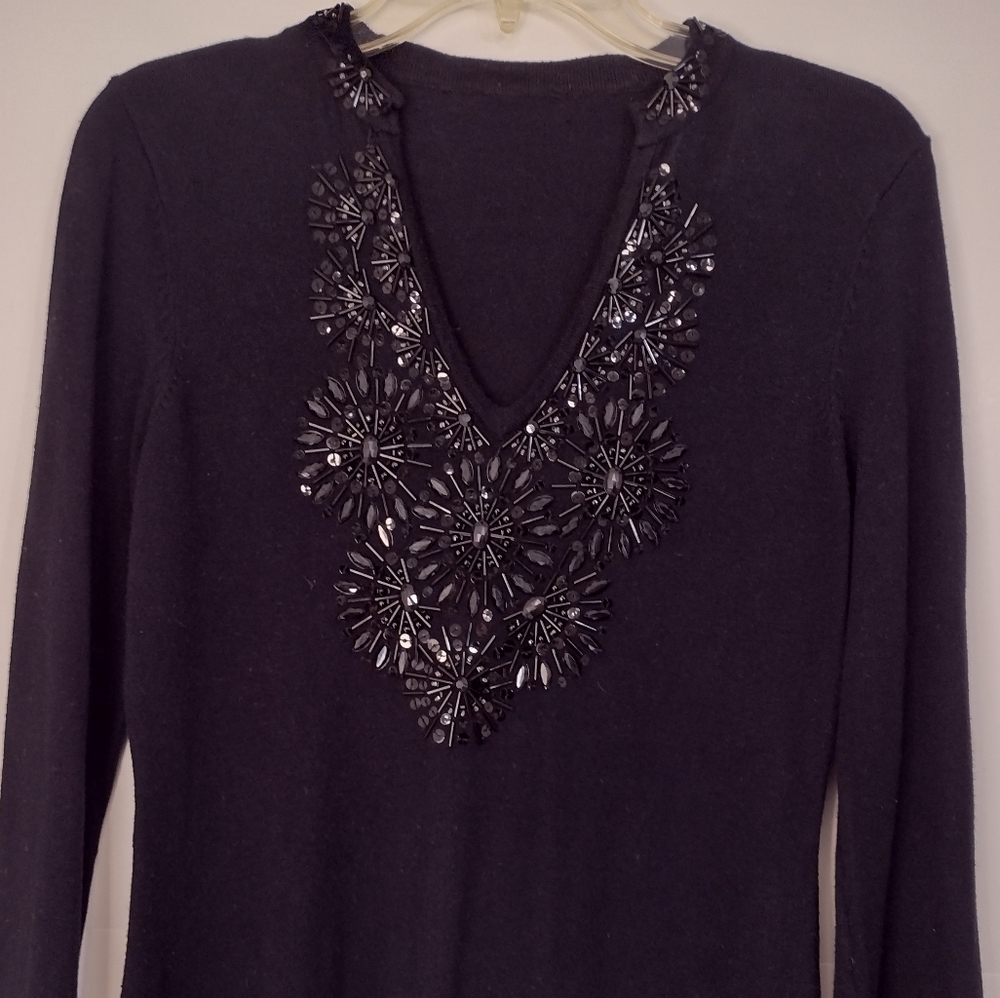 Black long blouse - Picture 3 of 11